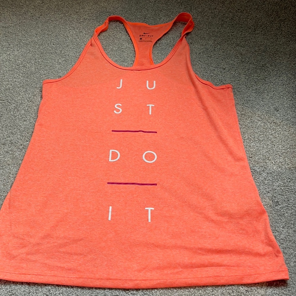 Nike orange tank top